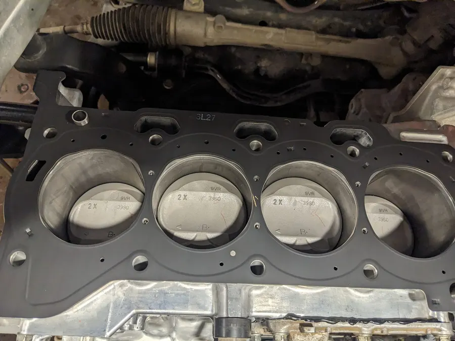 Brand new Toyota Prius engine block with head gasket at CKP Auto Repair