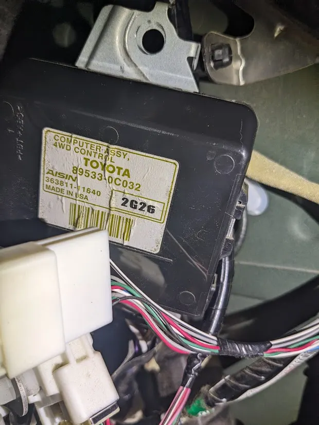 Toyota 4WD computer and wiring inspection at CKP Auto Repair